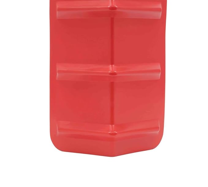 Mytee Products 8"x8"x48" Red Flatbed Corner Protector - V Shaped Edge Guard for Tie-Down Winch & Ratchet Straps - Plastic Corner Protector for Flatbed Trailer Cargo Load