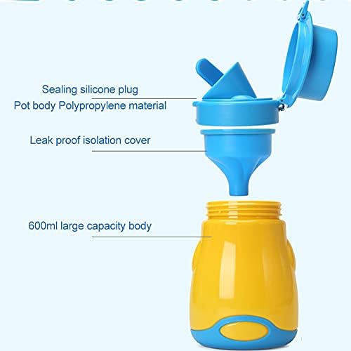 Pssopp Baby Boy Emergency Urinal Toilet, Portable Children Boy Urinal Toilet Potty Bottle Pot Cup Toddler Pee Pee Training Cup for Boys