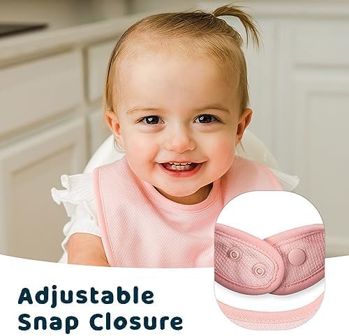 Tiny Twinkle Baby Feeding Bibs - Waterproof and Absorbent Infant Drool and Feeding Baby Bibs