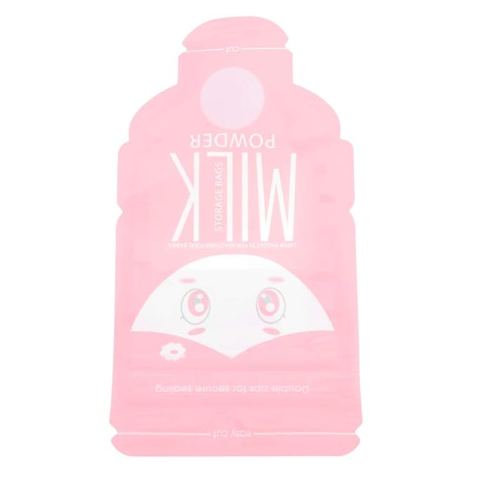 30pcs Pink Milk Powder Storage Bag, Disposable Milk Powder Bags Portable Milk Powder Storage Bag for Day Care and Family Trip