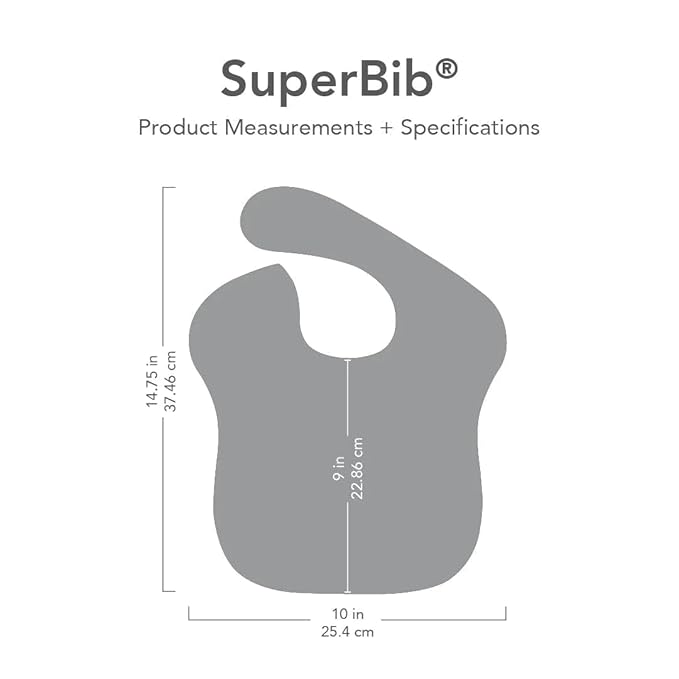 Bumkins Bibs for Girl or Boy, SuperBib Baby and Toddler for 6-24 Months, Essential Must Have for Eating, Feeding, Baby Led Weaning Supplies, Mess Saving Catch Food, 3-pk Outdoors and Wildlife