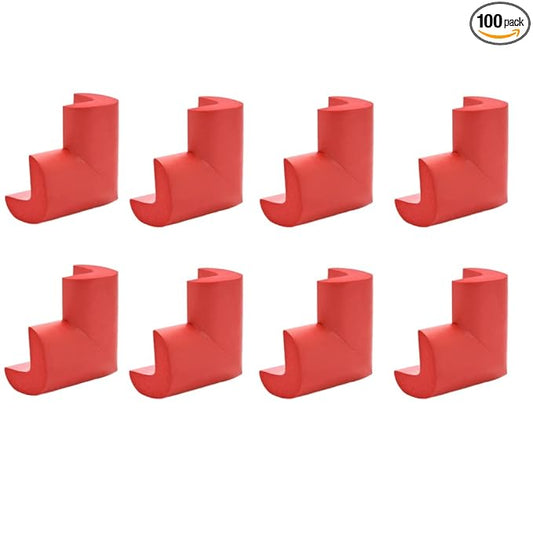 TopHomer 8 Pack Corner Guards Corner Protectors Furniture Corner & Edge Safety Bumpers Proofing Bumper Cushion for Table Furniture Sharp Corners-Red