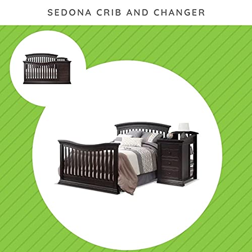 CC KITS Full-Size Conversion Kit Bed Rails for Sorelle Crib & Changer Combos |Berkley, Brittany, Princeton/Tuscany, Sedona, Verona and Vista Elite Crib & Changer Combos (Espresso, Sedona & Changer)