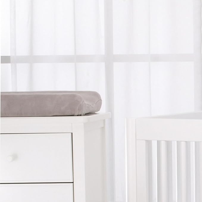 Little Love by NoJo Dream Big Little Elephant Grey Super Soft Changing Pad Cover