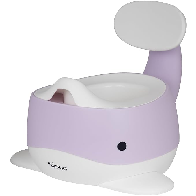 Kindsgut Whale Potty Training Toilet – Ergonomic Toddler Potty for Boys & Girls, Designed in Germany, Non-Slip & Easy Clean, Lilac