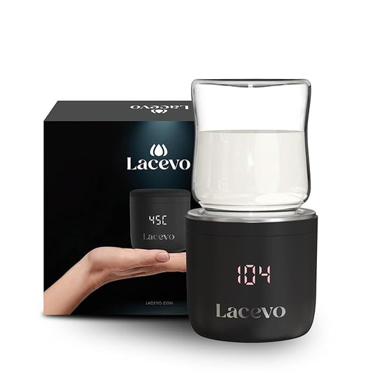 N6 Universal Bottle Warmer - Quickly Warms to Optimal Temperature - 5 Adapters to Work with Most Major Bottle Brands - for Breast Milk & Water - Portable & Small - Rechargeable - Easy to Use
