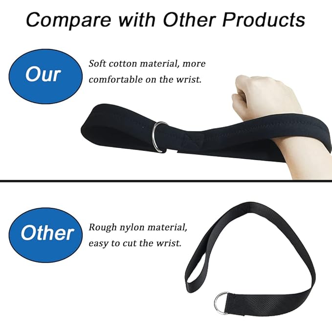 2 Pack Baby Stroller Safety Wrist Strap Adjustable Pram Wheelchair Hand Leash Black Retractable Adjustable Dog Leash Short Rope Safety Belt for Hilly City Street Walking