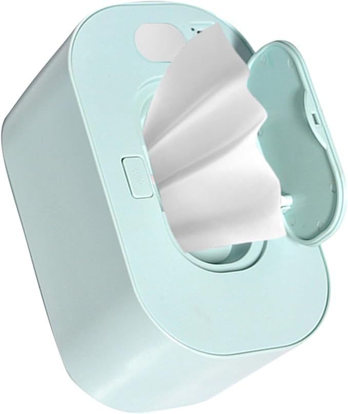 Cocoarm Baby Wipe Warmer Baby Wipe Heater Even Heating Wet Wipes Warmer and Dispenser USB Powered Wipe Warmer for Babies, Holding 80pcs Wipes (Constant Temperature)