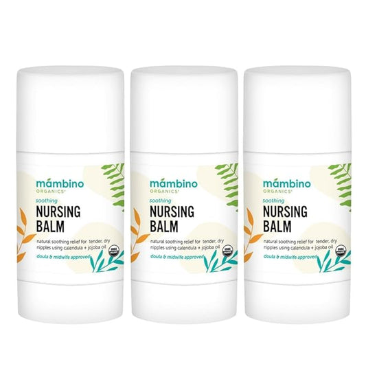Mambino Organics Calendula Nursing Balm, Calendula - Olive.63 Ounces (3 Pack)