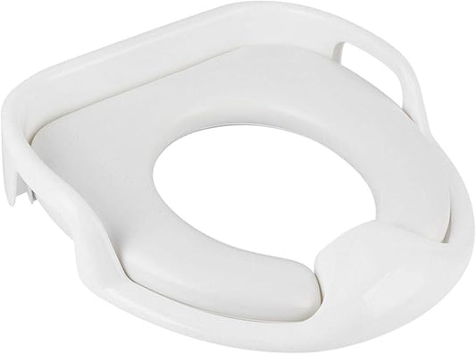 Kid Toilet Seat, with Non‑Slip Handle Comfortable Unisex Environment‑friendly Anti‑splash Urine Toilet Seat, for Children Kid Protect Kids Potty Training(white)