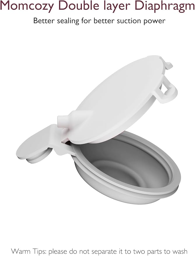 Momcozy Upgraded M9,Original Upgraded M9 Breastfeeding Parts,Double-Layed Diaphragm,2 Pack
