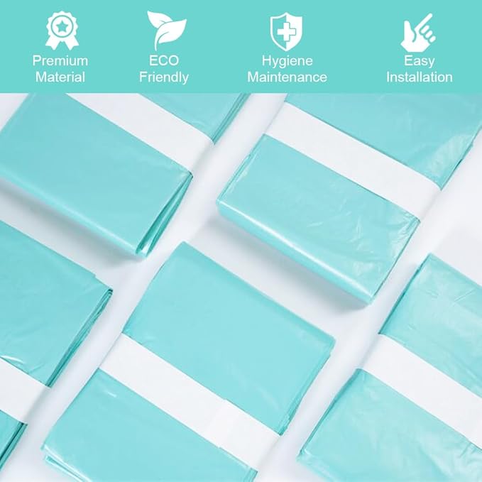 4 Pack Adult Diaper Liner Refills Compatible with Janibell Akord 280 Slim Model Diaper System, A Single Liner Pack Will Last for Over 500 Adult Briefs Using Green