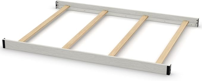 CC KITS Full-Size Conversion Kit Bed Rails Compatible with Simmons Kids Convertible Cribs by Delta Children - Solid Wood Rail - Toddler and Adult Bed Rail for Full-Size (Rustic Mist, Bolt-ON KIT)