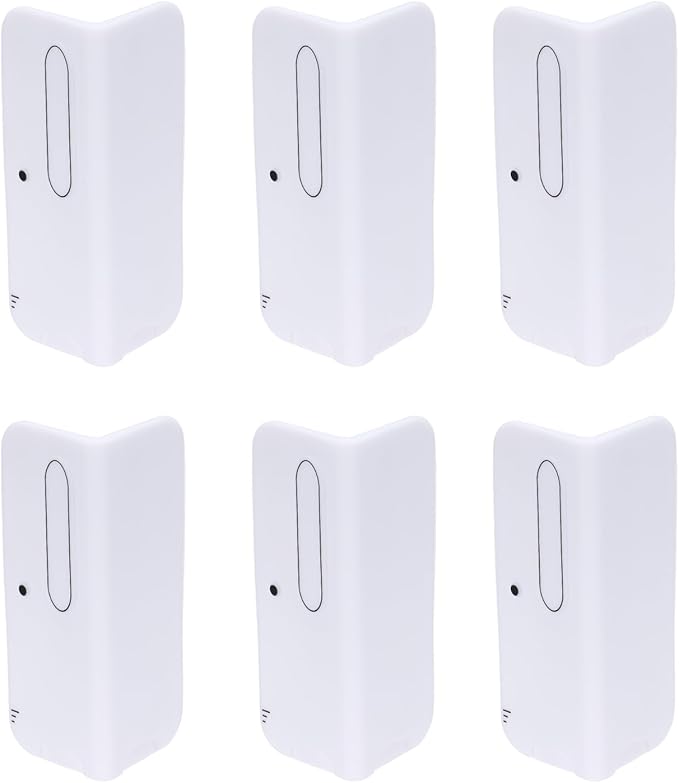 uxcell 6 Pcs 4 Inch Baseboard Corner Protector Guards, Furniture Corner Cover Proof Bumpers for Kitchen Bedroom Wall Countertop Table, White