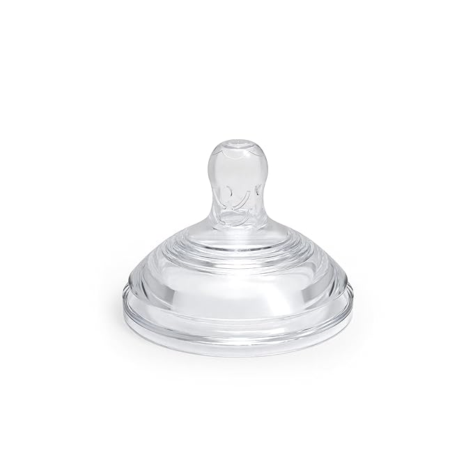 Dr. Talbot's Anti-Colic Bottle Replacement Nipples - Feeding Supplies for Newborn - (2-Pack) Medium Flow Soft Flex Nipples - 3+ Months