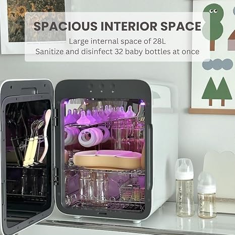 NEW UPANG Signature2 Plus LED Baby Bottle Sanitizer (UP920A+) (Light Gray)