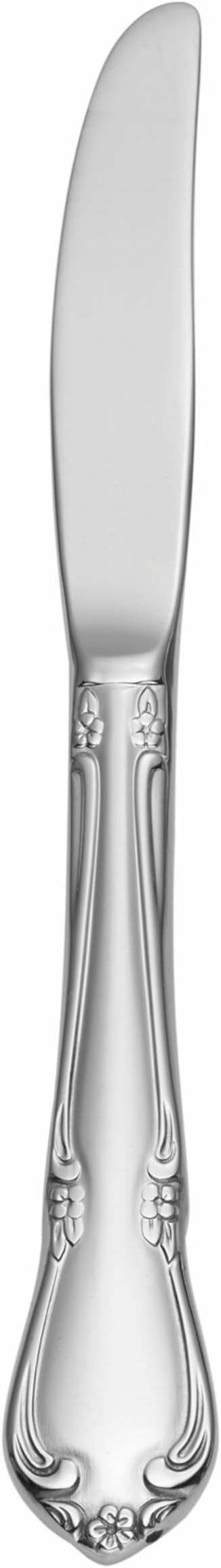 Oneida Silverware Set, Chateau 3-Piece Child Flatware Set, Service For 1, 18/10 Stainless Steel, Dishwasher Safe, Child Fork Spoon and Knife, Length: 5.2 to 6.8-Inch, Kids Silverware (Silver, 3 Piece)