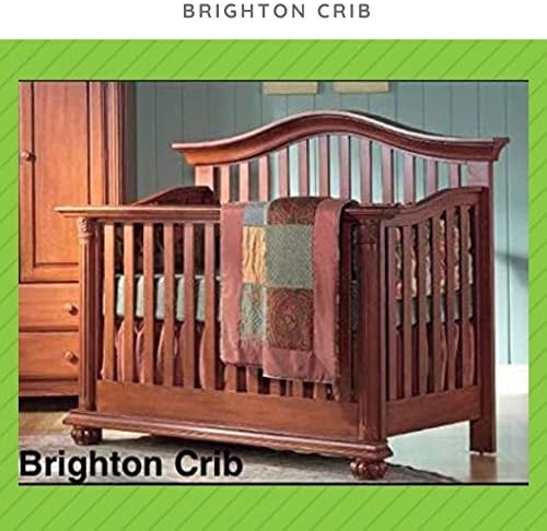 Toddler Bed Safety Guard Rail for Munire & Echelon Convertible Cribs - Solid Wood Rail for Convertible Crib to Toddler Bed Conversion - Safety Bed Rail for Children (Classic Chestnut)
