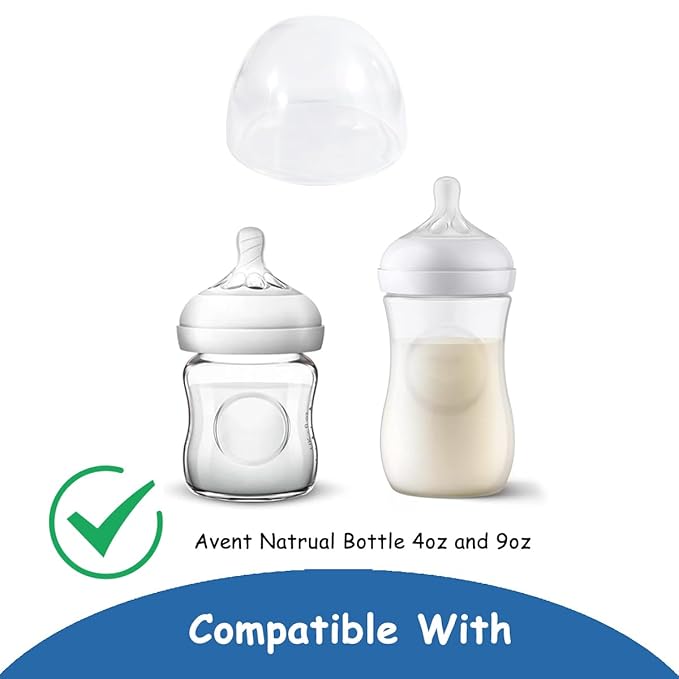 Bottle Caps Replacement for Avent Natural Baby Feeding Bottles, 3 Pack