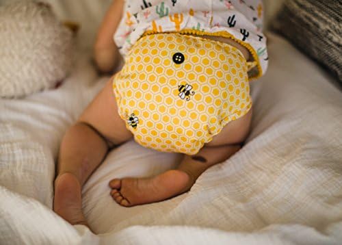 Buttons Cloth Diaper Cover - One Size (Honeybuns)