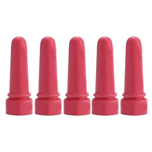 Cow Feeding Nipple, 5pcs Personalized Durable 6.9cm Length Rubber Milk Drink Nipples Animal Feeding Supplies
