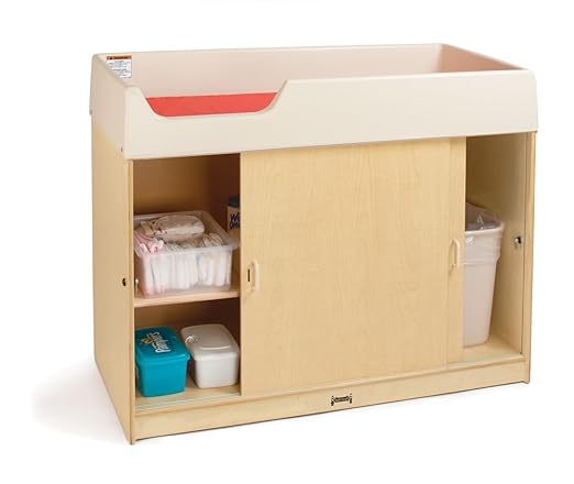 Jonti-Craft Baby Changing Table Diaper Storage with Pad 5114JC