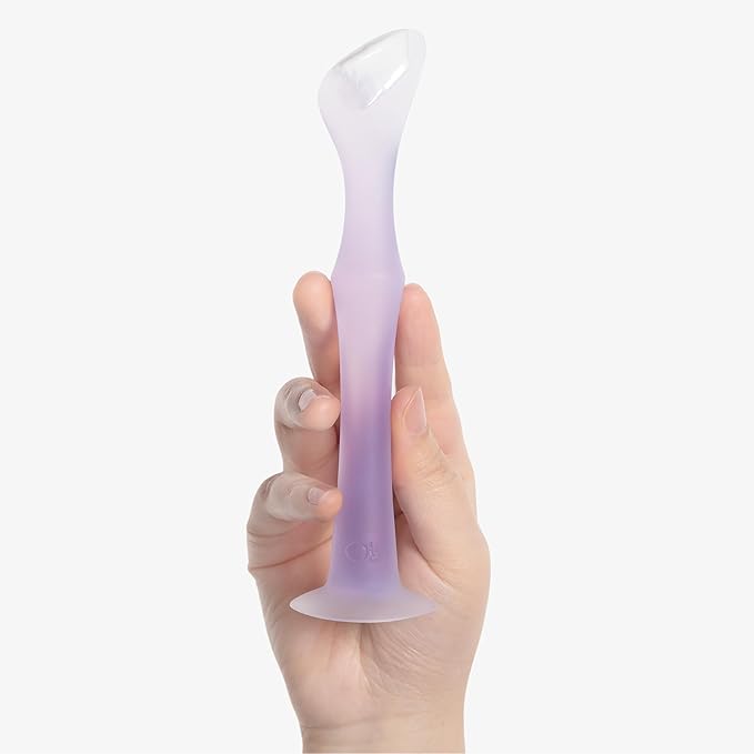 Olababy Diaper Rash Cream Applicator with Suction Base | Soft Silicone Lotion Brush | Bum Healing Ointment Spatula for Newborn Babies (Lilac)