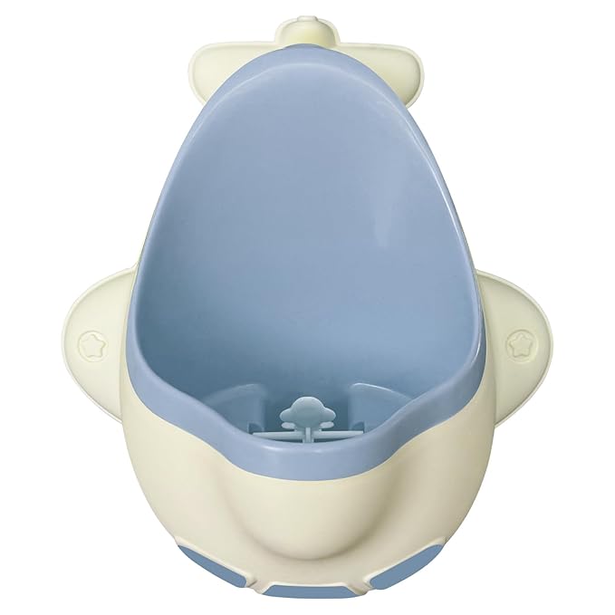 Potty Training Urinal for Boys Cute Plane with Funny Aiming Target - Blue