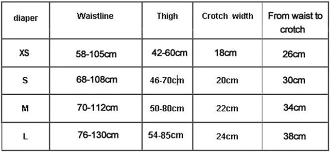 Washable Adult Diaper Cover Diaper Waterproof Large Size Incontinence Pant Cover Reusable Leak Proof Incontinence Underwear for Men, Women, Older Children and Teens