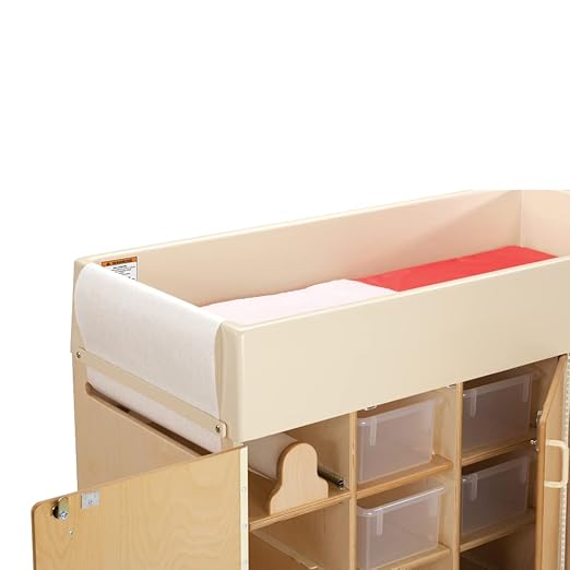 Jonti-Craft 5145JC Diaper Changer with Stairs, Left - Baby Changing Table