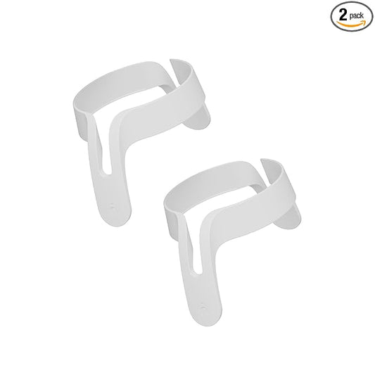 Nanobebe Flexy Bottle Handles, Easy-Grip Ergonomic Handles, Transitional Sippy Cup Handles 2-Pack, White