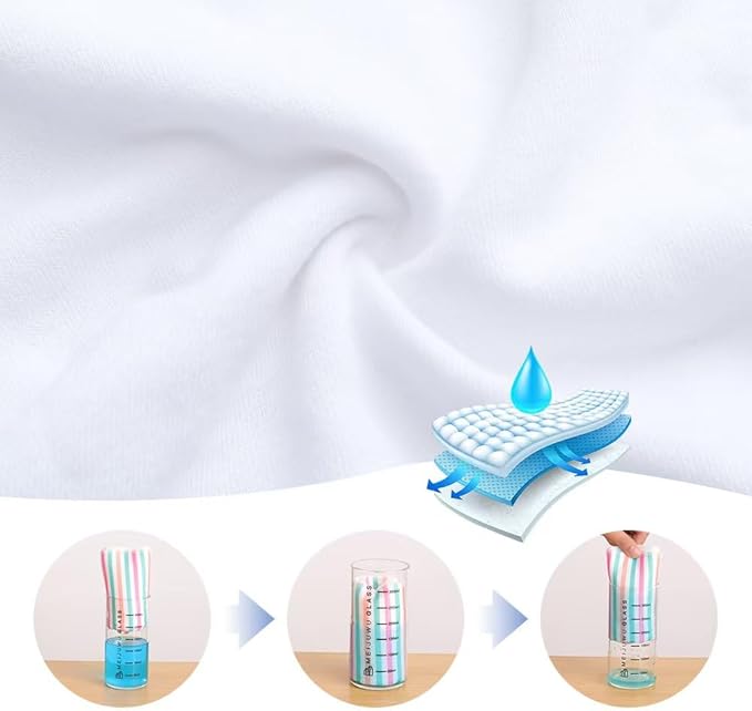 sleepyturtle Pack of 5,Baby Burp Cloths,Soft and Absorbent,Unisex,Easy to Use
