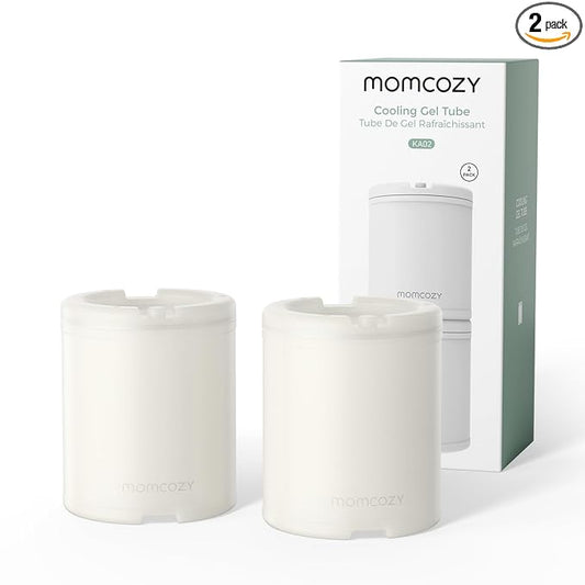 Momcozy Cooling Gel Tube, Highly Efficient 24 Hour Cold Retention, Compatible with Momcozy Breast Milk Cooler, 2PCS