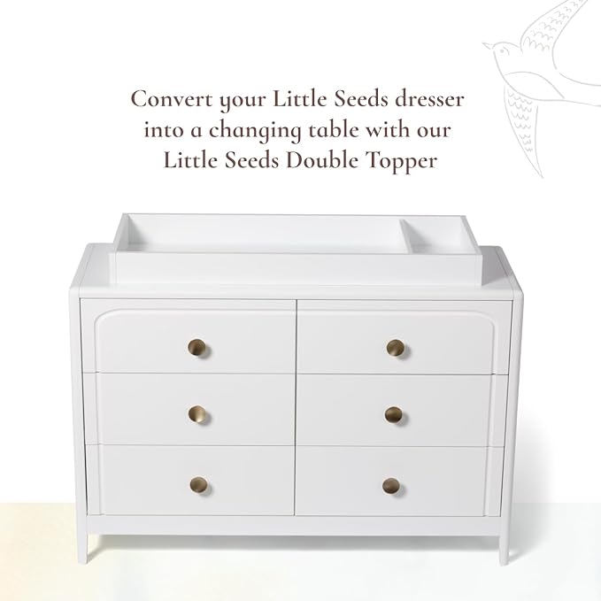 Little Seeds Double Topper, Deep Blue