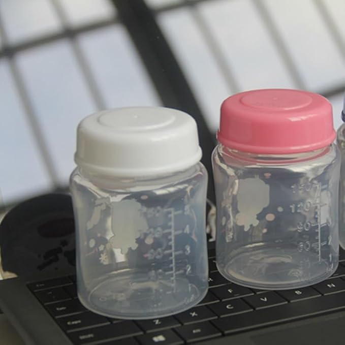(6-PCs) Travel Bottle Caps Compatible with Avent Bottles, Bottle Lids Replacement Modle B