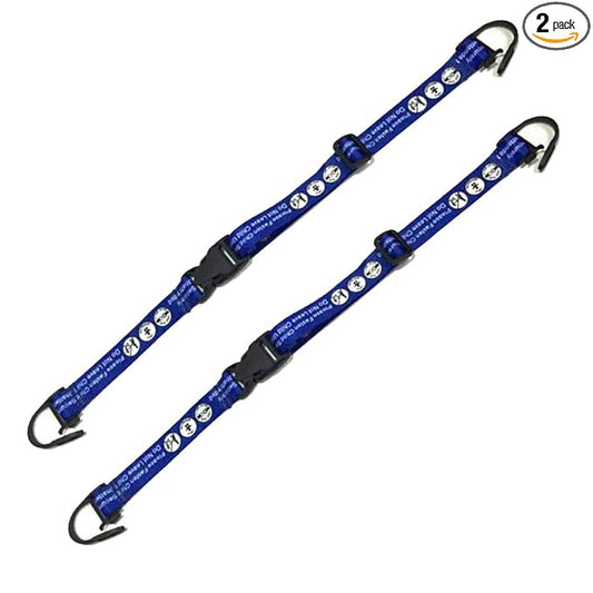 Hooshing 2PCS Kids Baby Safety Seat Belt Adjustable Supermarket Shopping Cart Belt Chair Seat Belts Blue