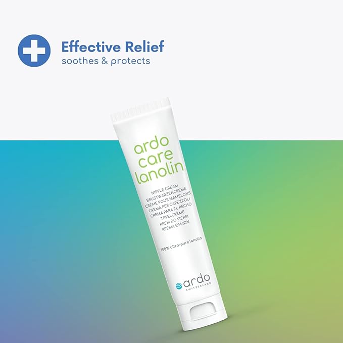 Ardo Care Lanolin Nipple Cream (30ml/1 fl.oz) - from Europe, 100% Pure Lanolin for Breastfeeding Moms, Provides Quick Soothing Relief for Sore Nipples, 30ml (1 fl.oz)