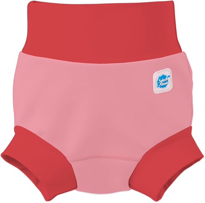 Splash About Happy Nappy Duo, Pink/Red, 4-5 Years