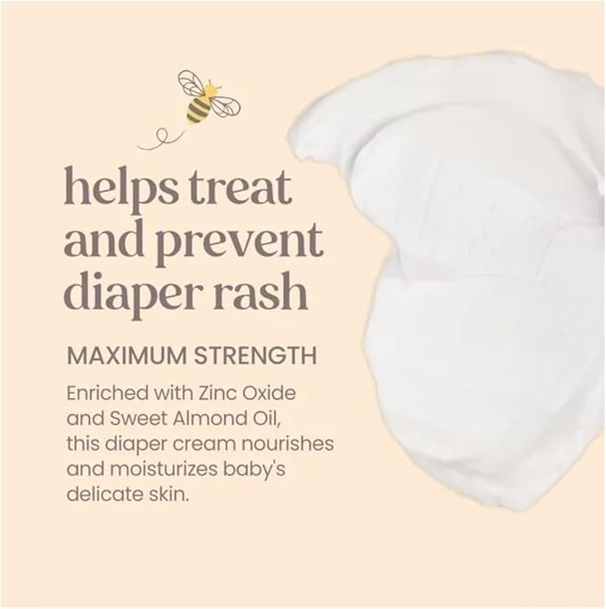 Burt's Bees Baby Bee 100% Natural Diaper Rash Ointment, 3 Ounce Tube (Pack of 3)