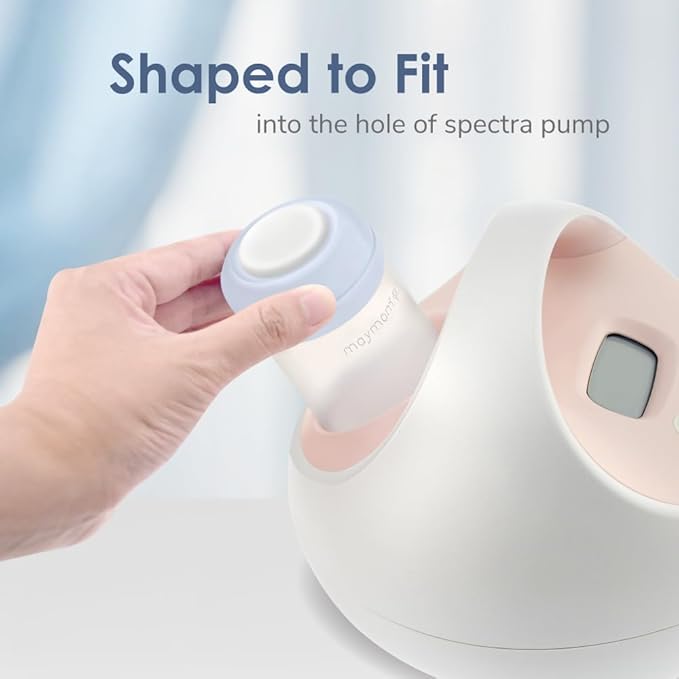 Maymom Wide Neck Breastmilk Collection n Storage Bottle 5.4 oz; Re-markable SureSeal Disc. Fits Spectra S2 Spectra S1 9 Plus.
