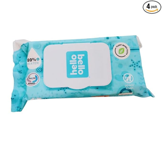 Hello Bello Baby Wipes 60 ct (4-Count)