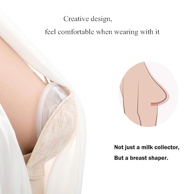 Upgrade Version Breast Shells Nipple Shield with Anti-Flow Stopper Therapy Comfort for Sore Leaking Breast aFeeding Nursing Mother BPA Free Food Grade Silicon Breastmilk Saving (2 Shells)