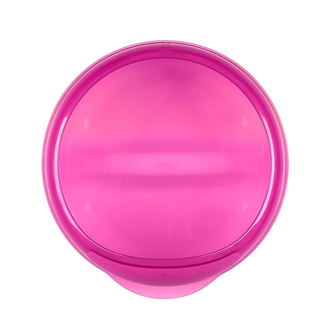 OXO Tot Divided Feeding Dish with Removable Ring Pink