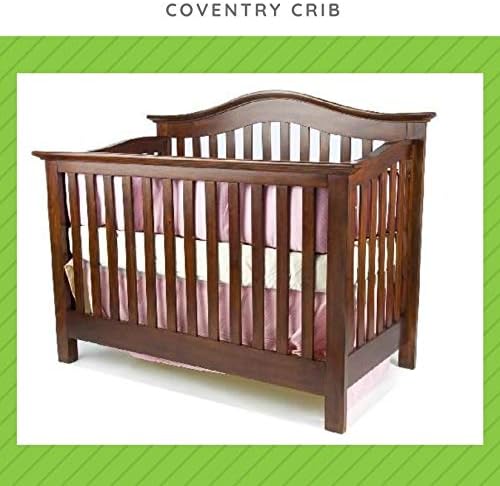 Toddler Bed Safety Guard Rail for Munire & Echelon Convertible Cribs - Solid Wood Rail for Convertible Crib to Toddler Bed Conversion - Safety Bed Rail for Children (Classic Chestnut)