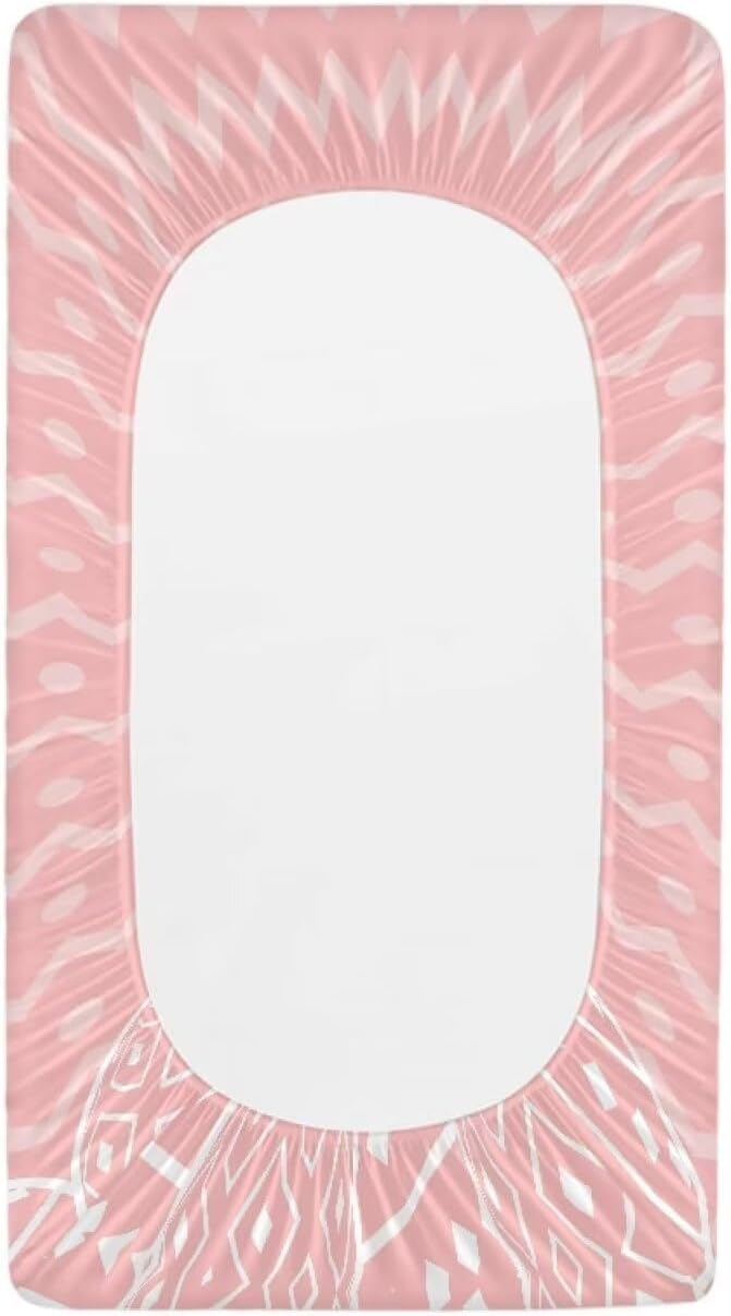 Rabbit Easter Changing Pad Cover Waterproof Breathable Universal Tray Table Mat for Boys Girls Stretchy Soft Changing Table Cover