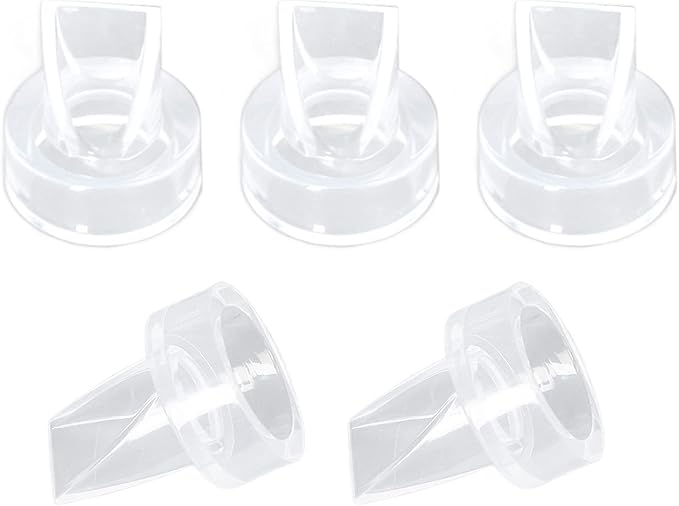Duckbill Valve Replacement Kit, 5 Pieces, Food Grade Silicone, Baby Pump Valve, Accessories