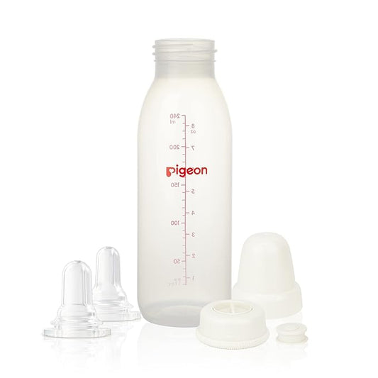 Pigeon Baby Cleft Palate Bottle with 2 Nipples, 8.11 Oz, Please Use It Under the Guidance of a Pediatrician