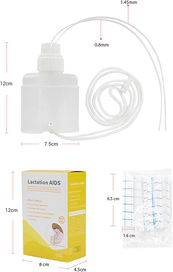 Ergonomic Milk Supplementer Milk Buddy Baby Bottle Aid A Convenient Tool Parenting Assistant ABS for Assisted Feeding, Quantity: 1