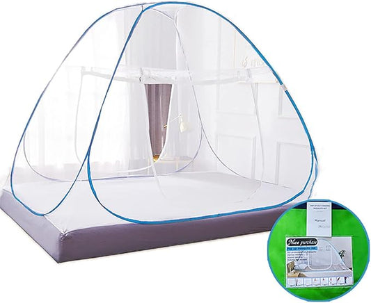 NICE PURCHASE New Portable Folding Mosquito Net Tent Freestand Bed 1 or 2 Openings (1.2m)
