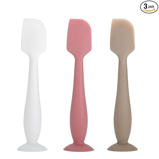Diaper Cream Spatula Butt Spatula Baby Diaper Spatula, Soft Silicone Butt Paste Spatula Diaper Rash Cream Applicator Diaper Cream Brush with Suction Cup Base